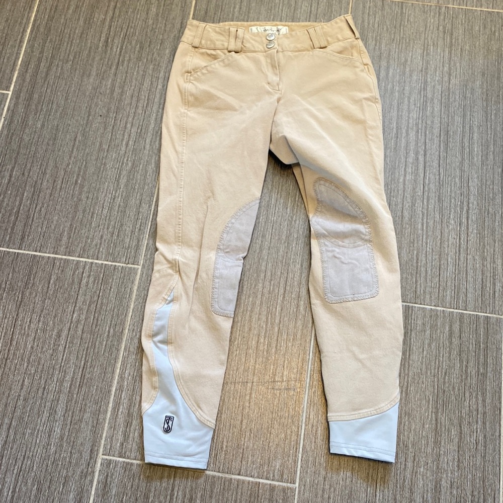 Symphony by Tredster Horseback Riding Pants Khaki Tan 26L EUC Jodhpurs